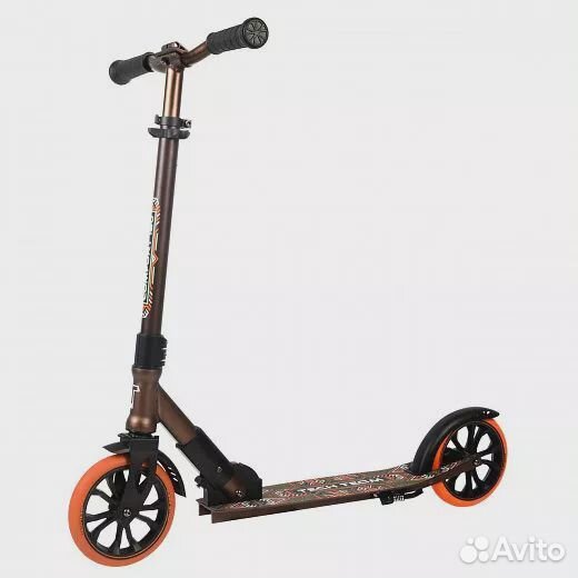 Самокат тт 180R comfort brown/orange 1/4