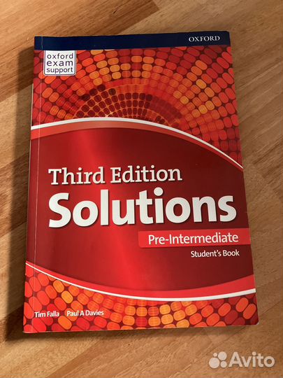 Учебник и рабочая тетрать Solutions