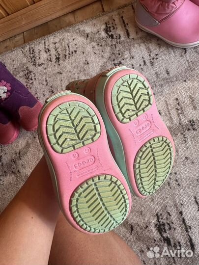 Обувь на девочку 25-26 р. Crocs, reima, kapika