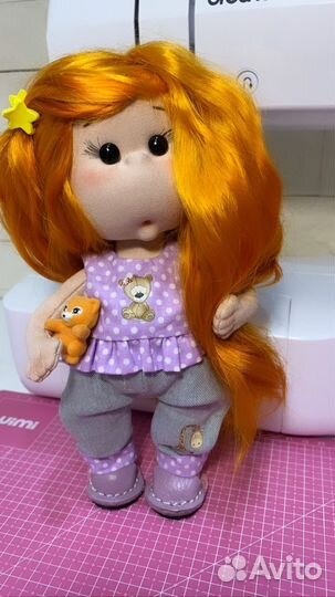 Текстильная кукла игровая