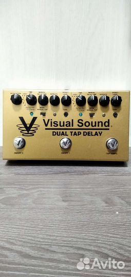 Гитарная педаль visual sound dual tap delay