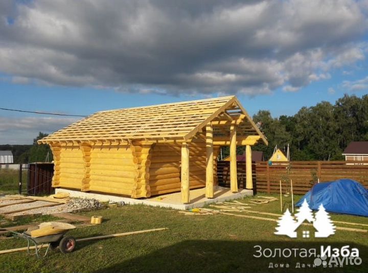 Срубы бани, дома с доставкой, монтажом и отделкой