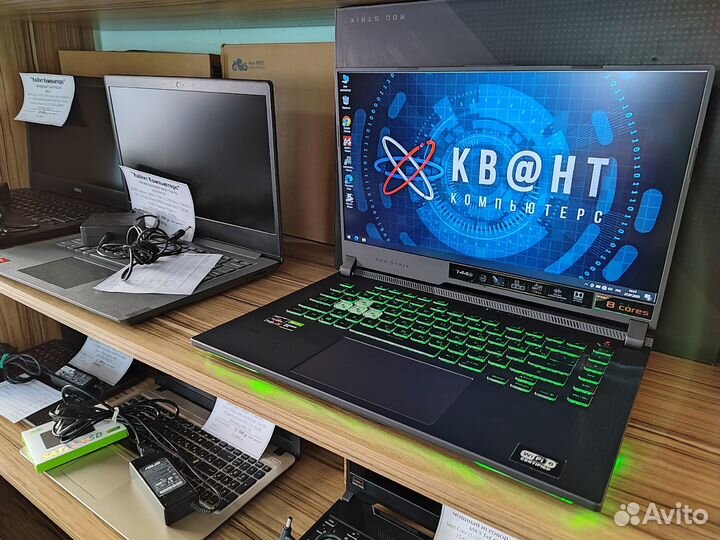 Шикарный игровой ноутбук Asus RoG Strix на гаранти
