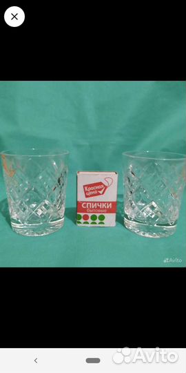 Стопки, рюмки, стаканы хрустальные СССР