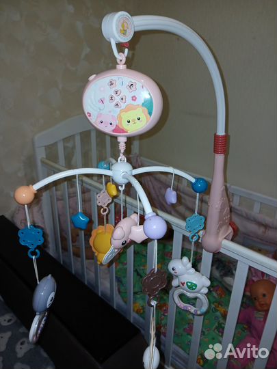 Мобиль на кроватку с проектором