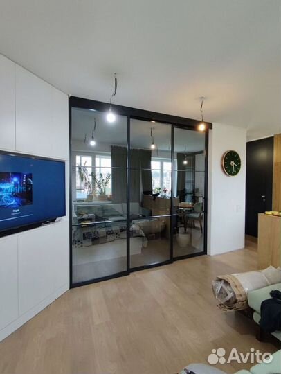 Дверь перегородка раздвижная межкомнатная