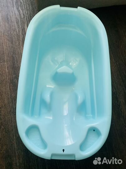 Ванночка, круг, стульчик и горка для купания