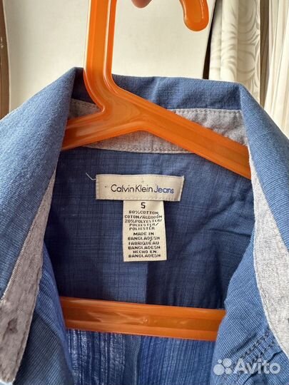 Calvin klein рубашка на мальчика