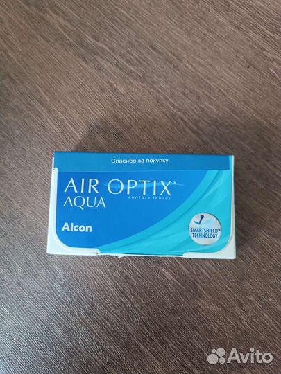 Линзы контактные alcon air optix auqa +1,5