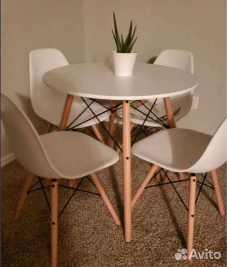 Стол ridberg DSW eames 70x73 см