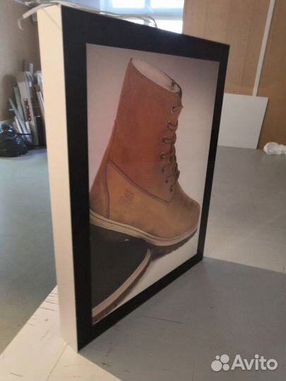 Лайтбокс магнетик на тросах двухсторонний