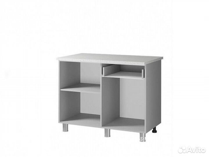 Кухня Крафт тумба 10 Р2 корпус белый, фасад 10 Р 2