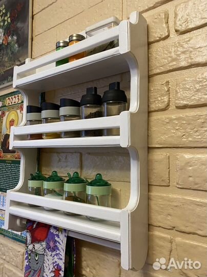 Полка деревянная под специи не Икея