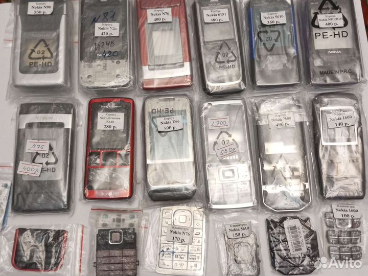 Корпуса и панельки Nokia