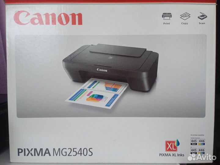 Мфу Цветной струйный принтер Canon MG2540S