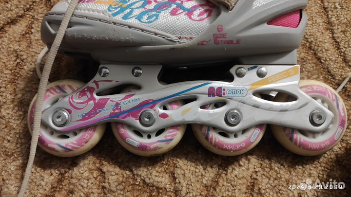 Ролики детские и комплект защиты