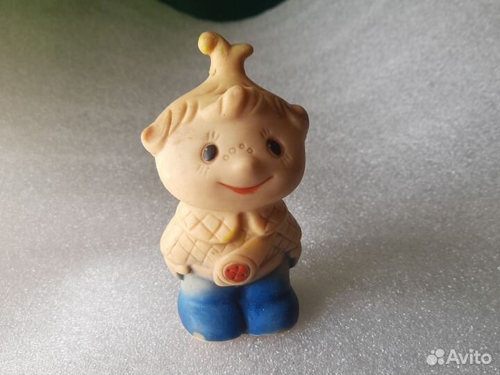 Чиполлино ретро игрушка СССР резиновая