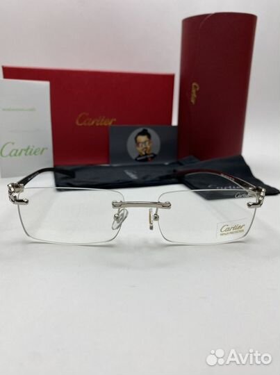 Очки cartier имидж, оправа для диоптрий