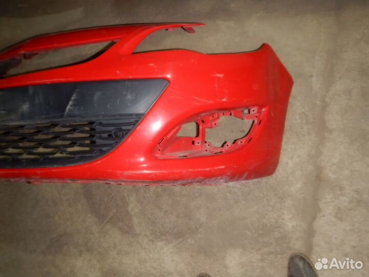 Бампер передний Opel Astra J рестайл