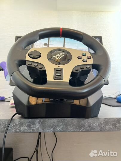 Игровой руль dexp wheelman pro gt