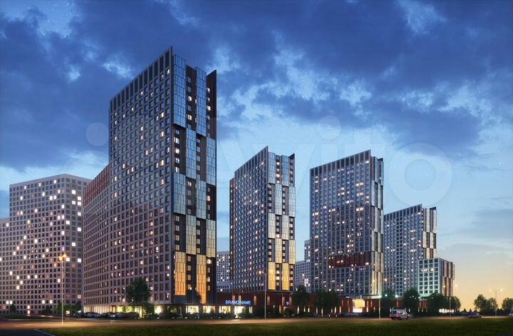 2-к. квартира, 62,5 м², 1/26 эт.