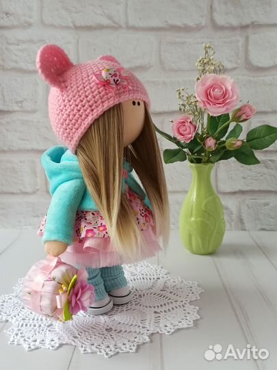 Текстильная интерьерная кукла
