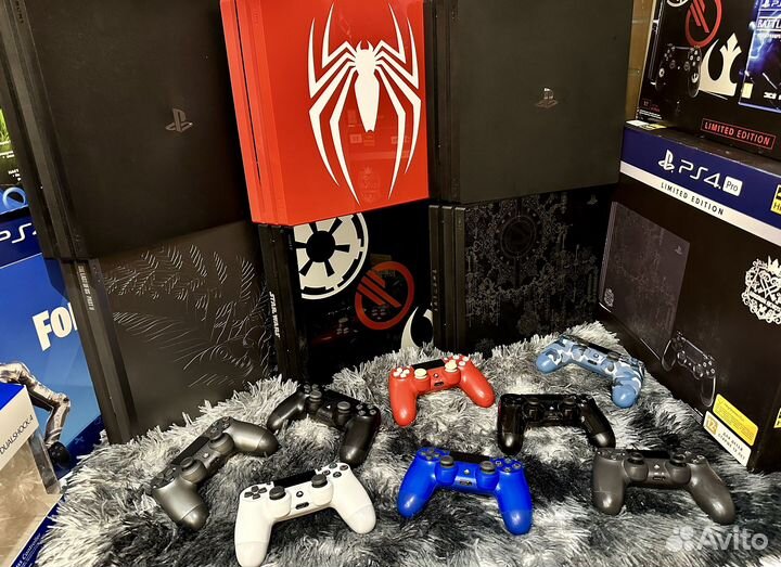 Sony Playstation Limited PS4 PRO 1 Tb + 200 игр