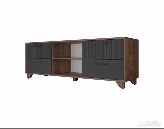 Тумба под телевизор 150 см белая (Копенгаген)