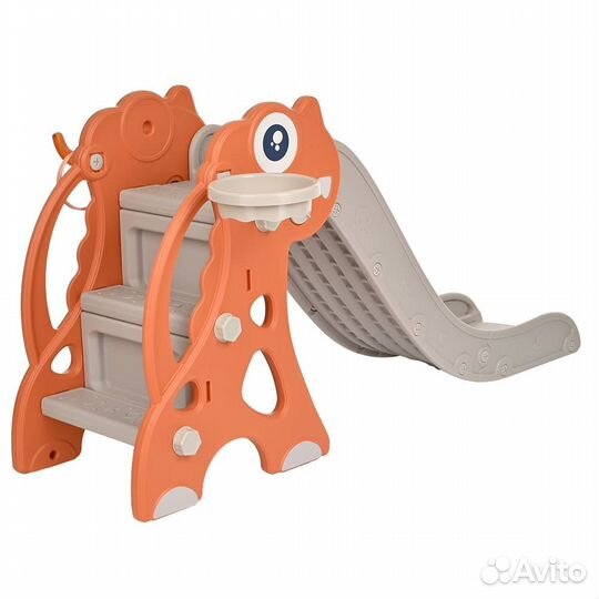 Горка Pituso «Плутоша» с баскетбольным кольцом