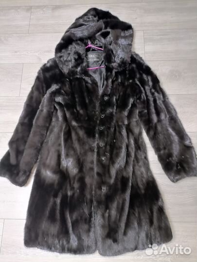 Шуба норковая 42 44 бу