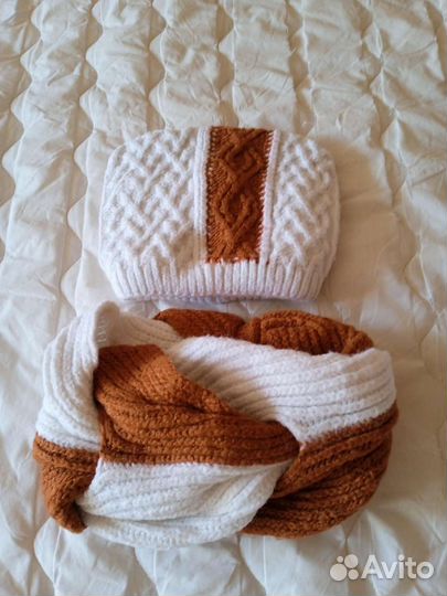 Шапочка и снуд на девочку