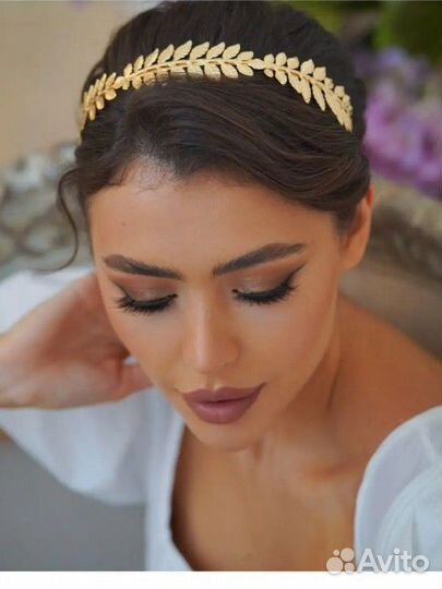 Ободок обруч в греческом стиле