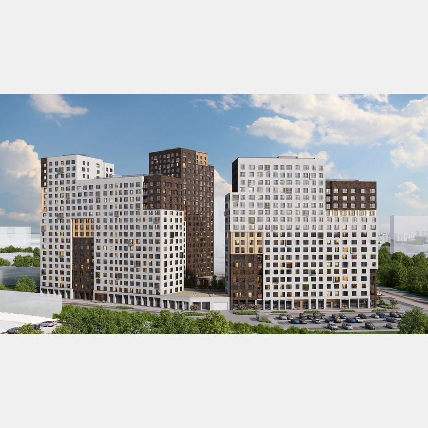 2-к. квартира, 65,3 м², 4/23 эт.