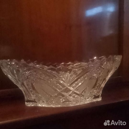 Салатник хрустальный СССР 2 шт