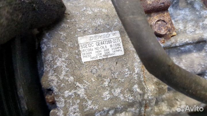 Компрессор кондиционера Toyota Avensis 2, 2007