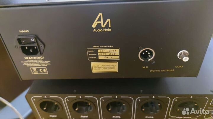 CD транспорт Audio Note CDT Three