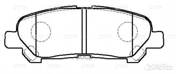 Колодки тормозные зад toyota highlander GSU 40 07