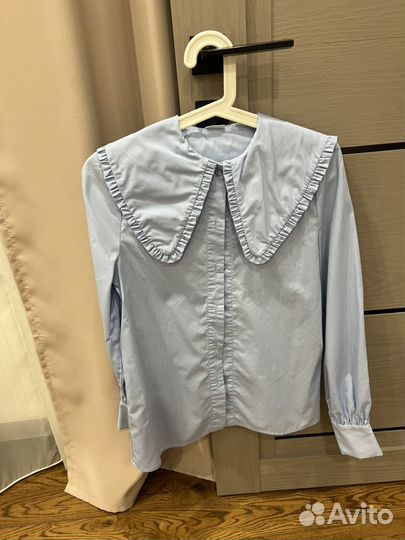 Рубашка женская с воротником