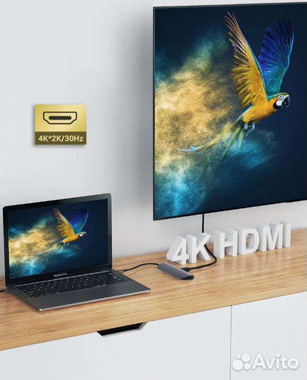 USB hdmi концентратор Ugreen 6в1,Гарантия