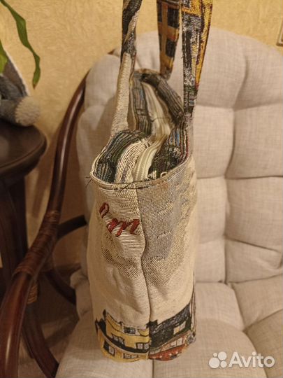 Сумка из плотной ткани. Стокгольм. Большая