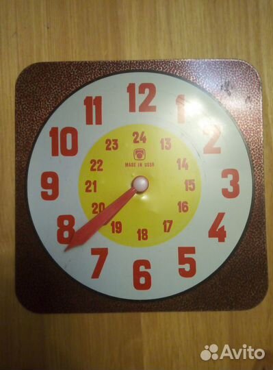 Часы детские игрушка винтаж СССР