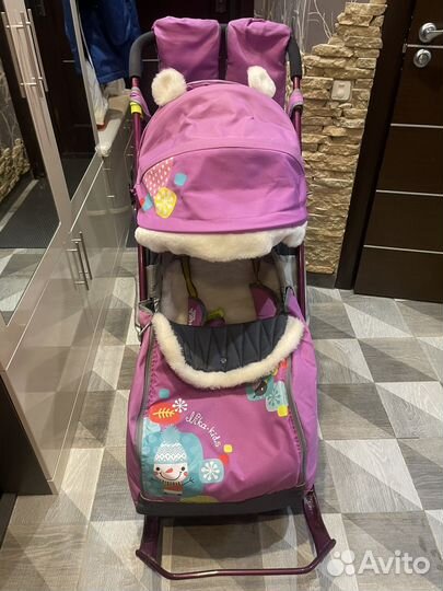 Санки коляска Ника kids