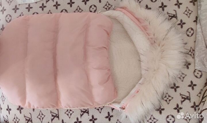 Конверт кокон зимний от 0-6 месяцев