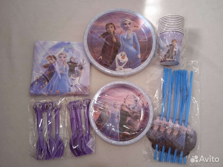 Посуда для Дня Рождения Холодное сердце 2