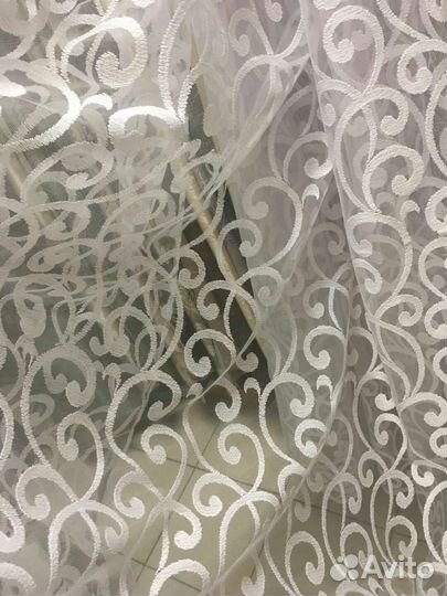 Фатин с вышивкой, готовые комплекты