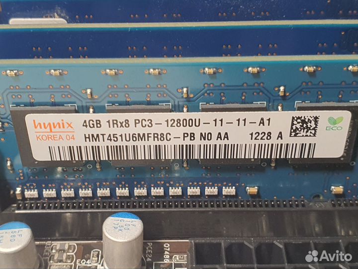 Материнская плата + проц + память + кулер