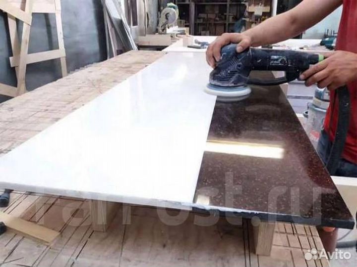 Барная стойка для кофейни, из камня