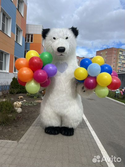 Белый мишка поздравление