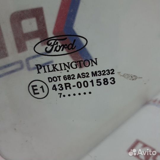 Стекло двери задней левой ford fiesta