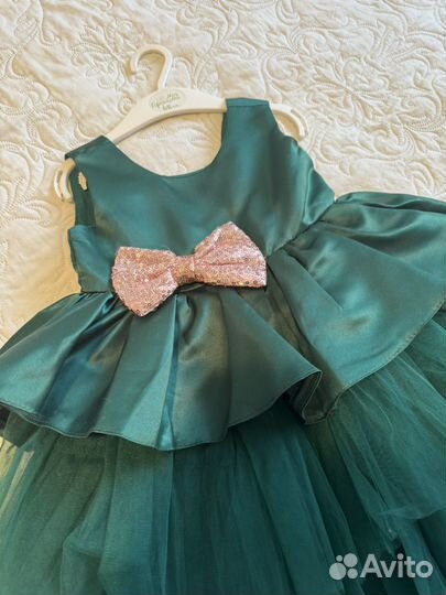 Детское нарядное платье для девочки 86 92